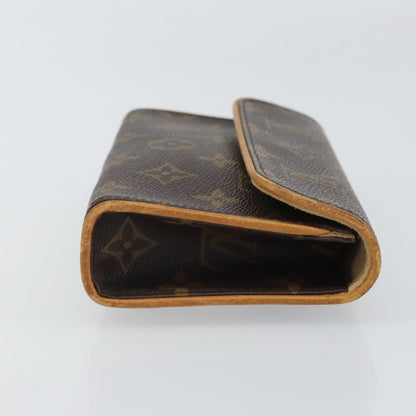 Louis Vuitton Florentine Waist Bag Monogram Canvas, BROWN, CANVAS, Clutche & pouche