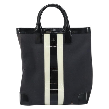 Gucci Vintage tote Canvas, BLACK, CANVAS, Tote bag