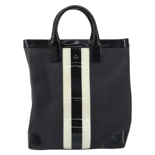 Gucci Vintage tote Canvas, BLACK, CANVAS, Tote bag
