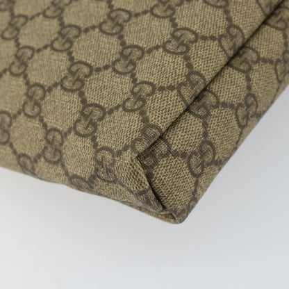 Gucci Flap Messenger GG Coated Canvas, BEIGE, PVC, Shoulder bag