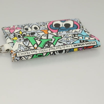 Louis Vuitton Trio Enveloppe Pouch Limited Edition Monogram Comics Canvas, MULTICOLOUR, CANVAS, Clutche & pouche