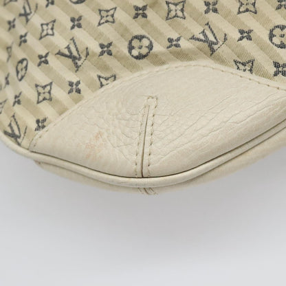 Louis Vuitton Marina Handbag Mini Lin Croisette, BEIGE, CANVAS, Handbag