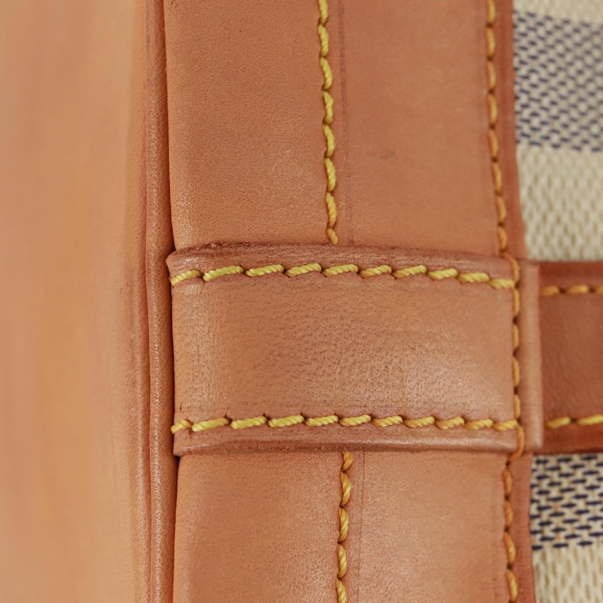 Louis Vuitton Noe Handbag Damier, Beige, Canvas, Shoulder Bag