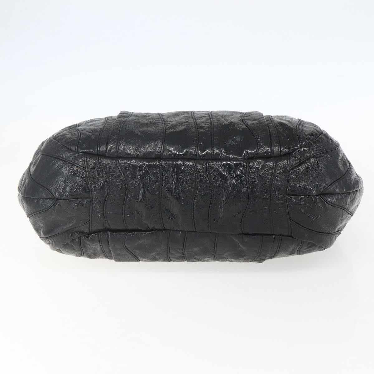 Prada Vintage Handbag Leather, BLACK, LEATHER, Handbag