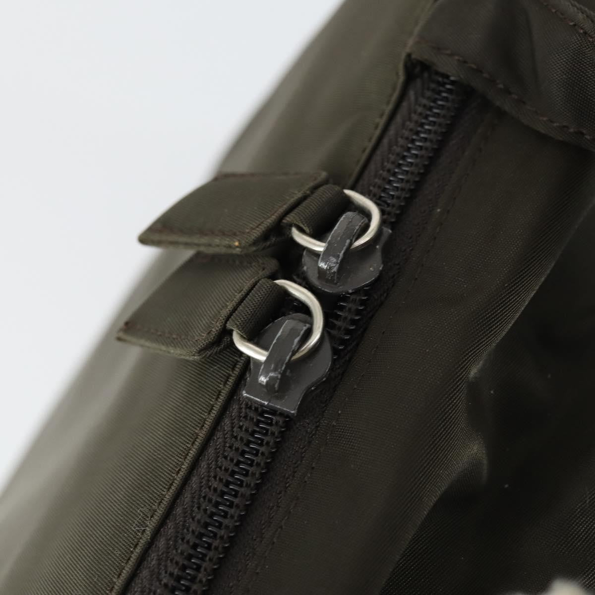 Prada Vintage Handbag Tessuto, KHAKI, NYLON, Handbag