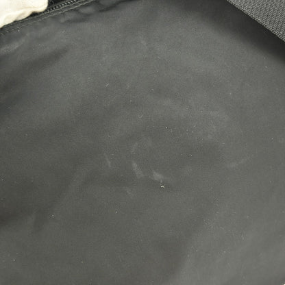 Prada Front Zip Messenger Bag Tessuto, BLACK, NYLON, Shoulder bag