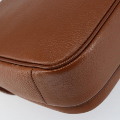 Burberry Vintage Shoulder Bag Leather, BROWN, LEATHER, Shoulder bag