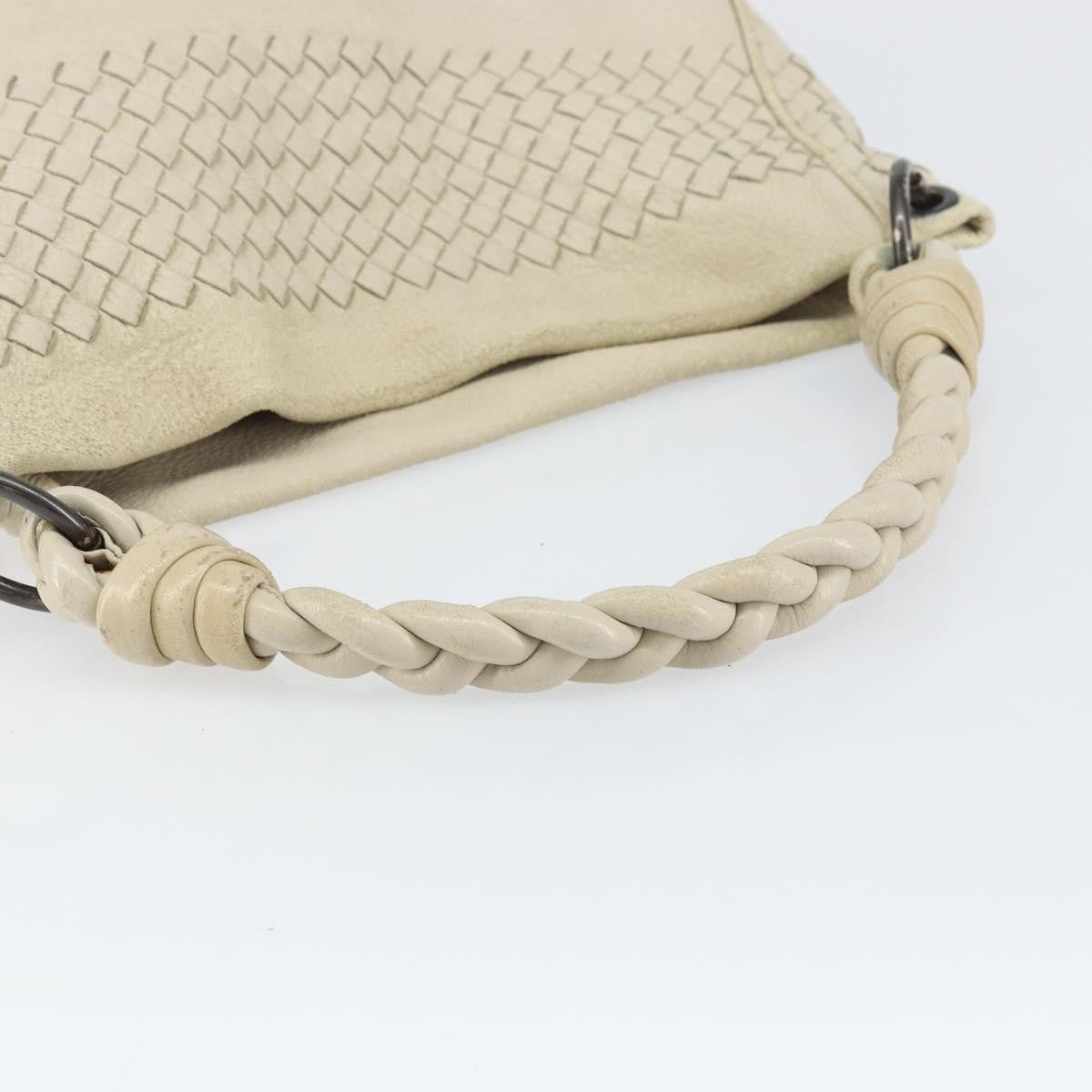 Bottega Veneta Intrecciato Shoulder bag Leather, BEIGE, LEATHER, Shoulder bag