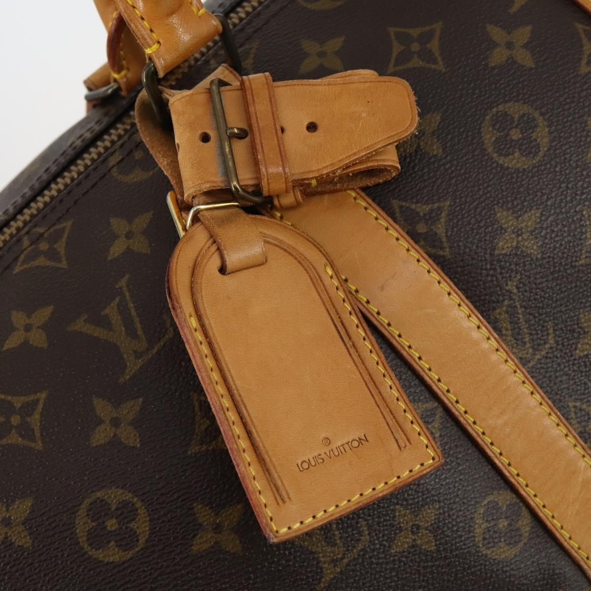 Louis Vuitton Keepall Bag Monogram Canvas, BROWN, CANVAS, Travel bag