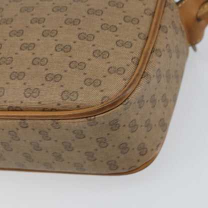 Gucci Micro GG supreme shoulder bag GG canvas, BEIGE, PVC, Shoulder bag