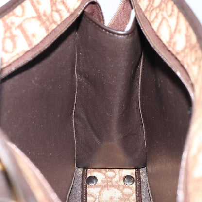 Christian Dior Vintage Trotter Handbag Canvas, BEIGE, CANVAS, Handbag