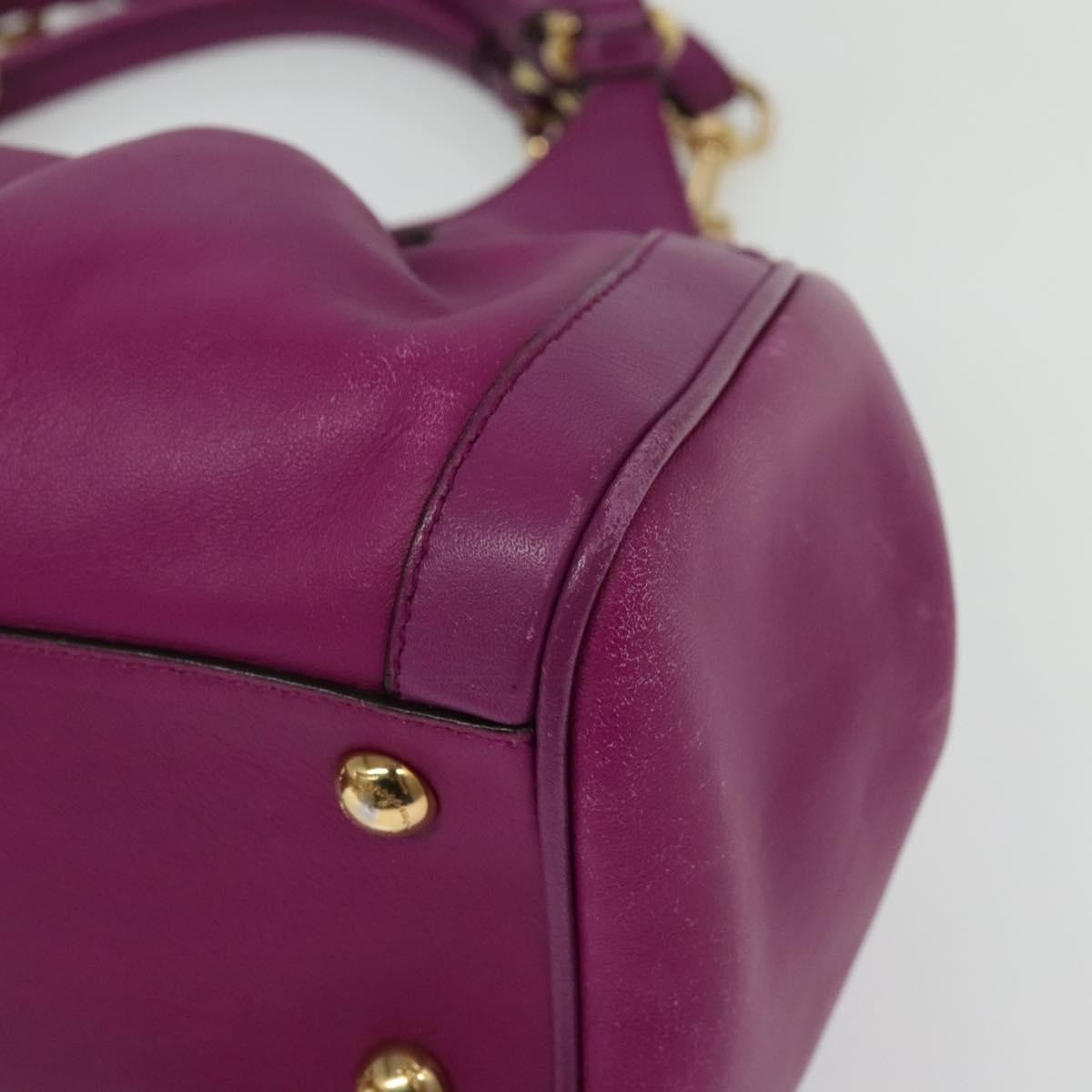 Salvatore Ferragamo Annabell Tote Leather, PURPLE, LEATHER, Handbag