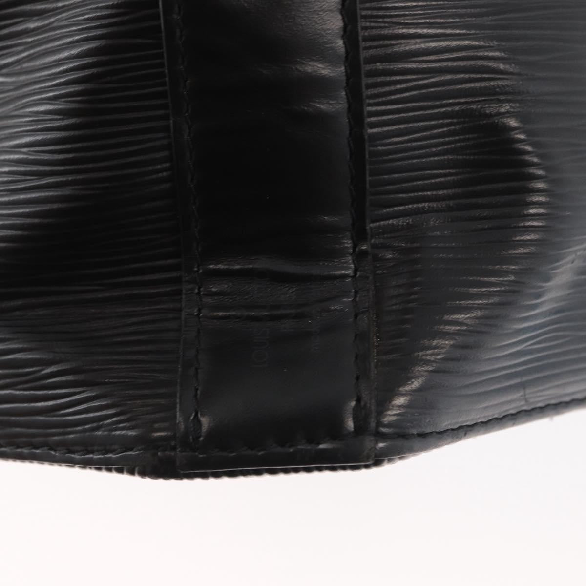 Louis Vuitton Vintage Sac d'Epaule Handbag Epi Leather, BLACK, LEATHER, Shoulder bag