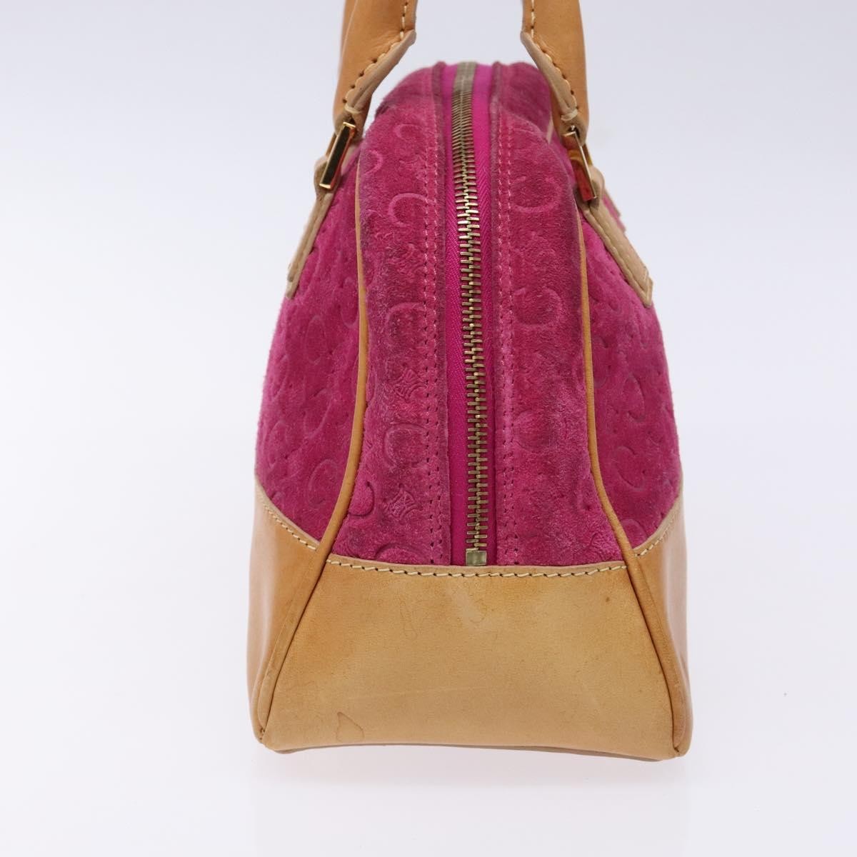 Celine Vintage Macadam Handbag C Macadam Suede, PURPLE, SUEDE, Handbag