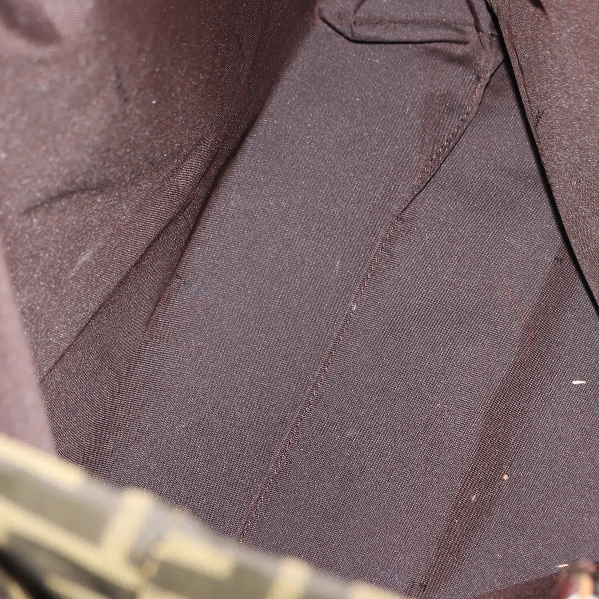 Fendi Zucca Tote bag FF motif, BROWN, CANVAS, Tote bag