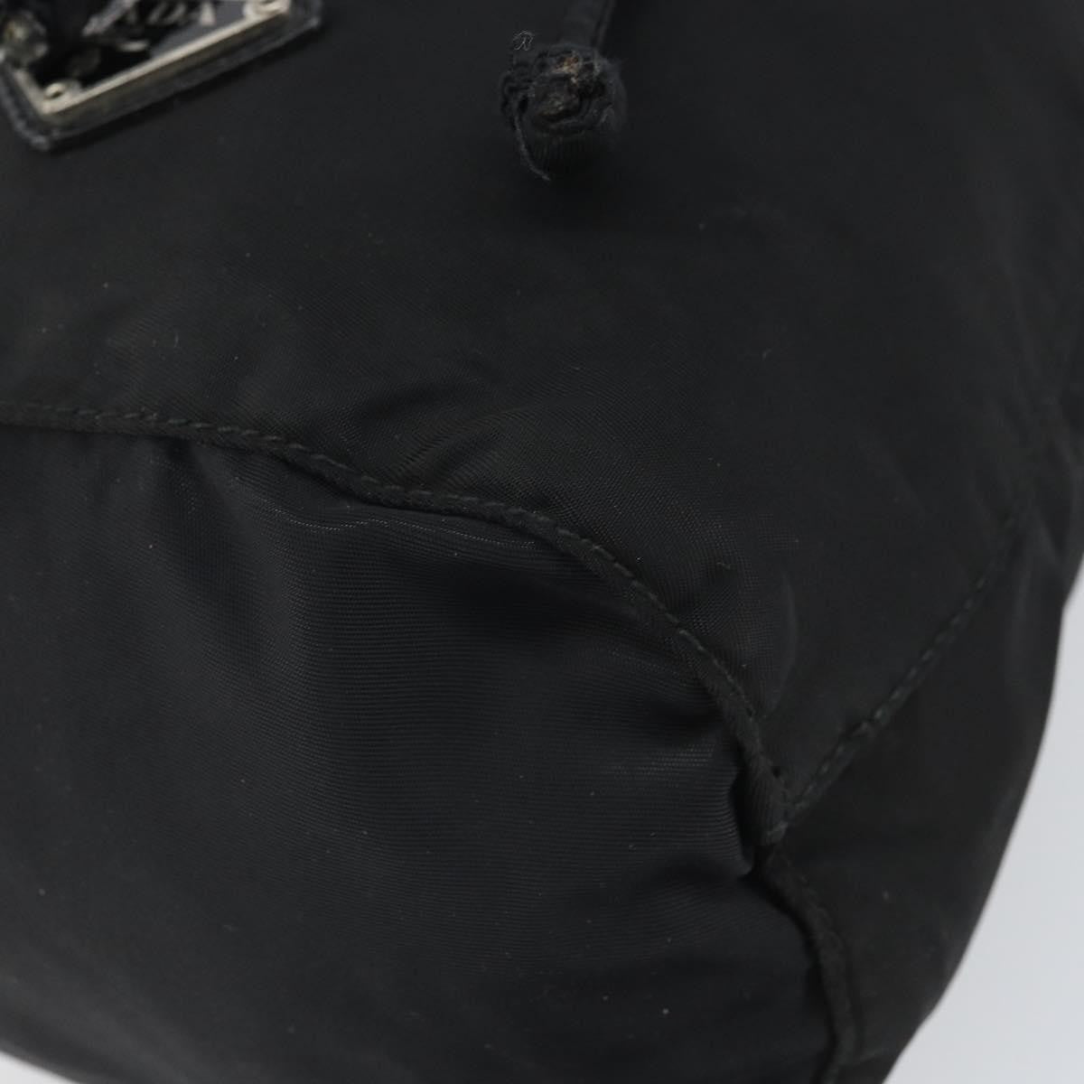 Prada Drawstring Travel Pouch Tessuto, BLACK, NYLON, Clutche & pouche