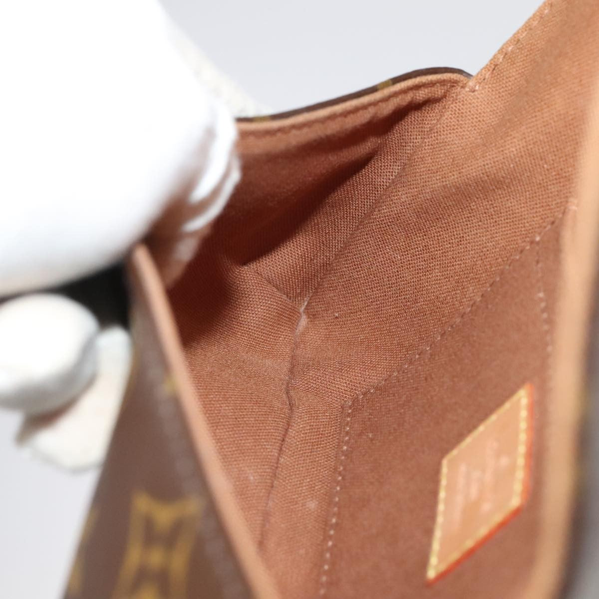 Louis Vuitton Pochette Marrell Monogram Canvas, BROWN, CANVAS, Clutche & pouche