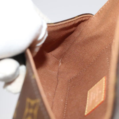 Louis Vuitton Pochette Marrell Monogram Canvas, BROWN, CANVAS, Clutche & pouche