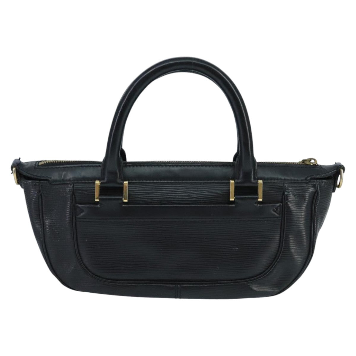 Louis Vuitton Dhanura Handbag Epi Leather, BLACK, LEATHER, Handbag