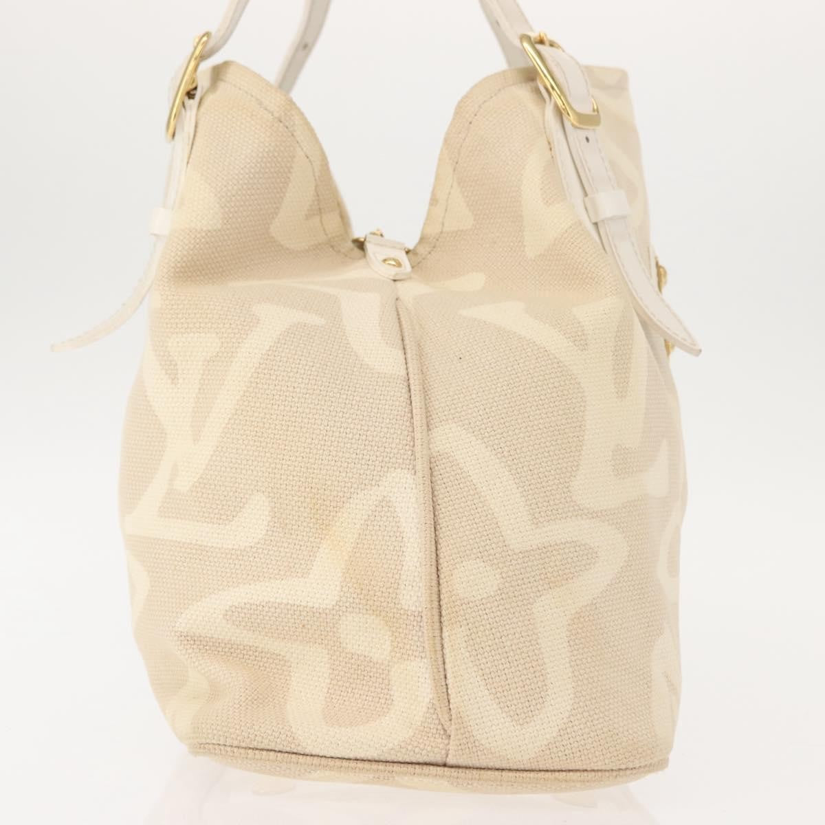 Louis Vuitton Tahitienne Cabas Canvas, BEIGE, CANVAS, Tote bag