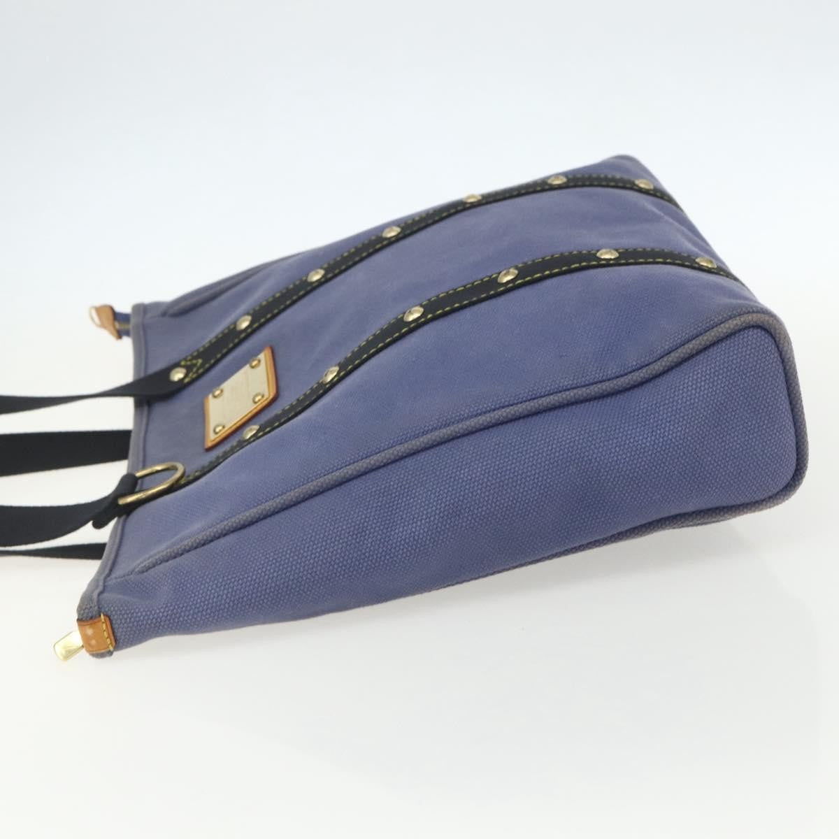 Louis Vuitton Antigua Tote Canvas, PURPLE, CANVAS, Tote bag
