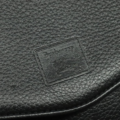 Burberry Flap Shoulder Bag Leather, BLACK, LEATHER, Shoulder bag