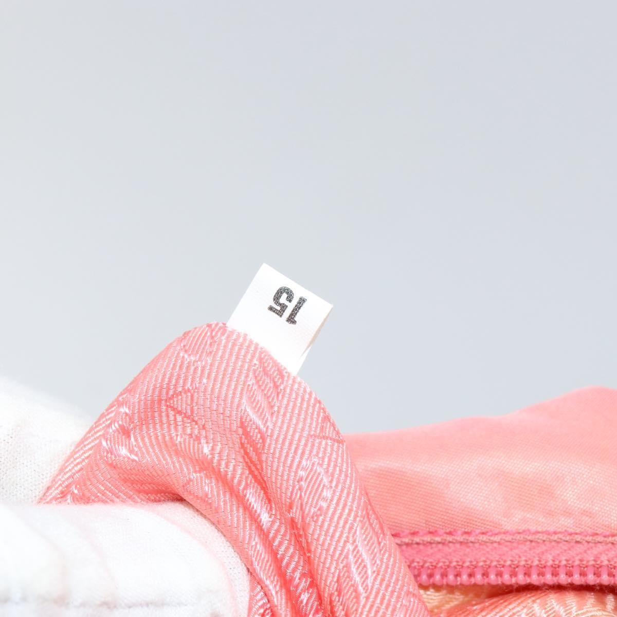 Prada Vintage Zip Tote Tessuto, PINK, NYLON, Tote bag