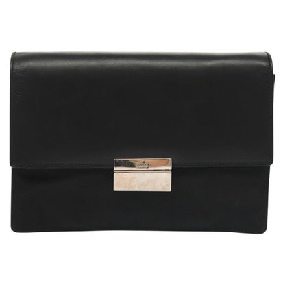 Gucci Pochette Nylon, BLACK, NYLON, Clutche & pouche