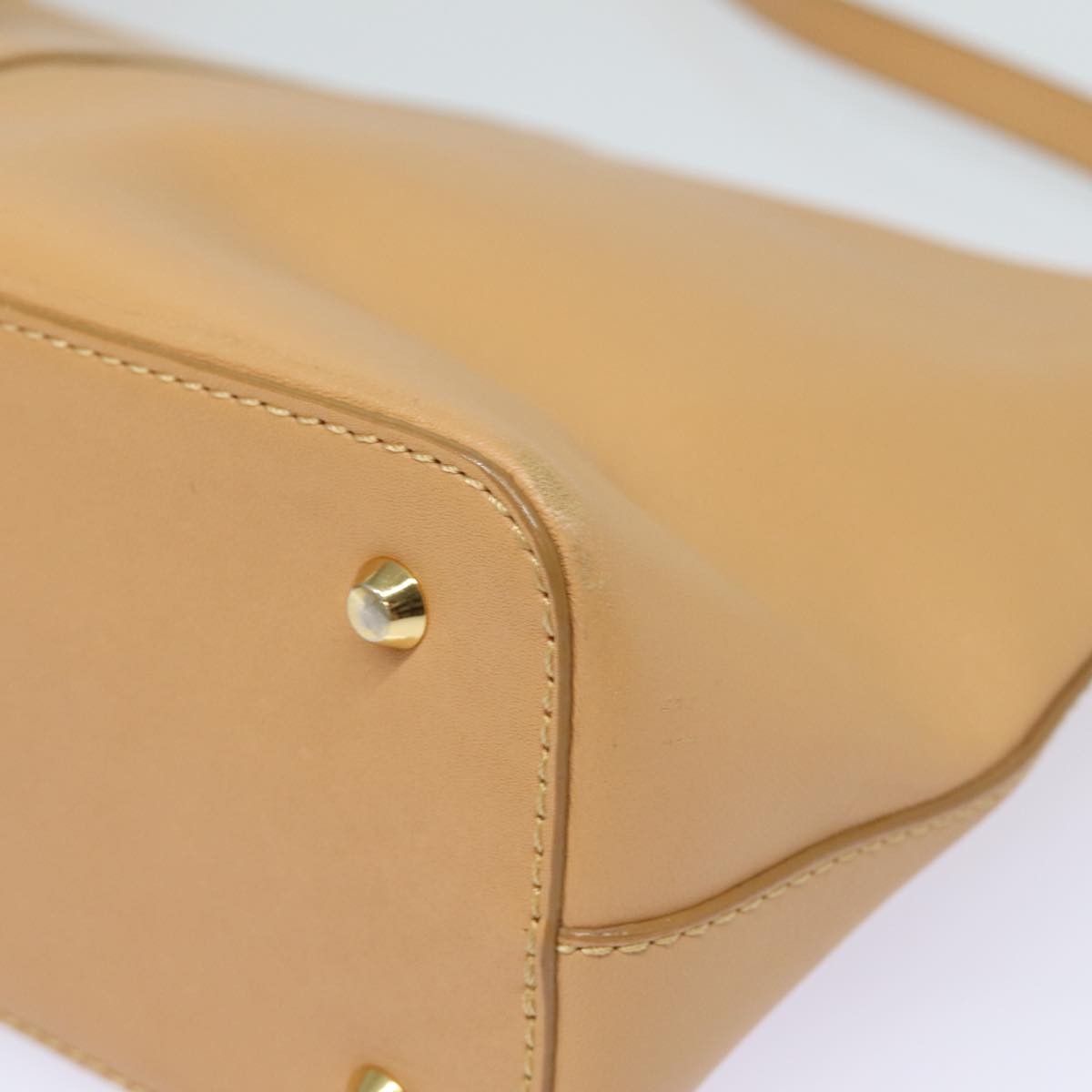 Burberry Shoulder Bag Leather, BEIGE, CANVAS, Shoulder bag