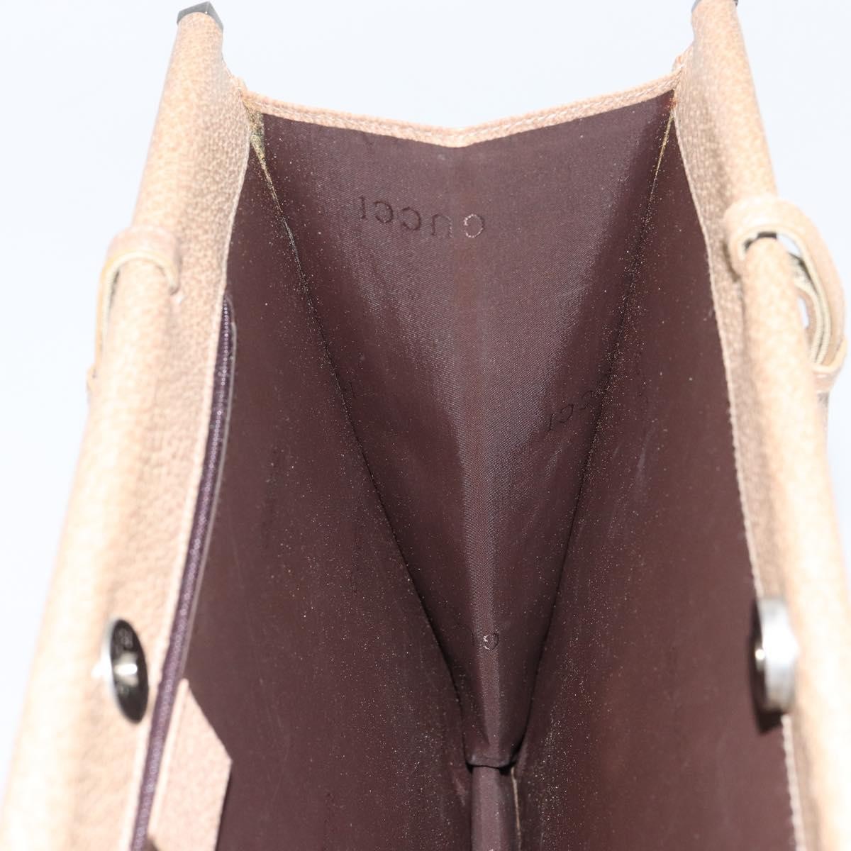 Gucci Tote Bag Leather, BEIGE, LEATHER, Tote bag