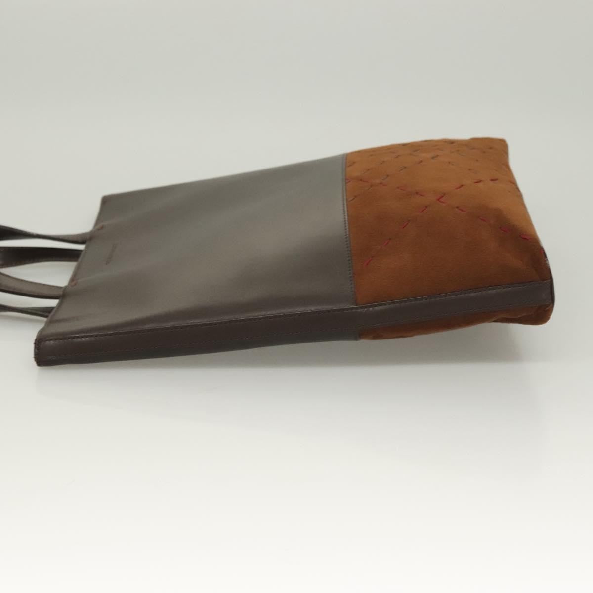 Burberry Vintage Handbag Leather, BROWN, LEATHER, Handbag