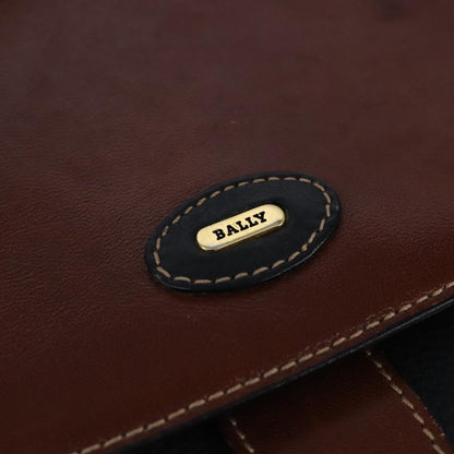 Bally Vintage Shoulder Bag Leather, Brown, Leather, Shoulder Bag