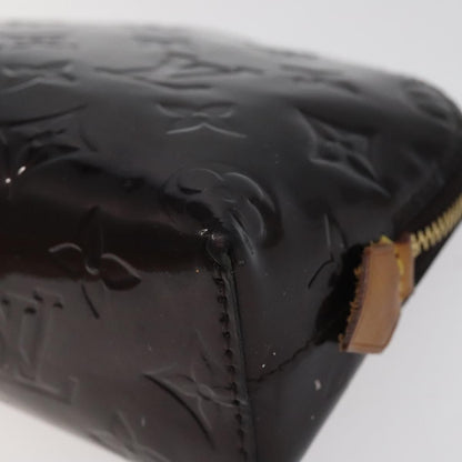 Louis Vuitton Cosmetic Pouch Monogram Vernis, BURGUNDY, PATENT_LEATHER, Toiletry Case