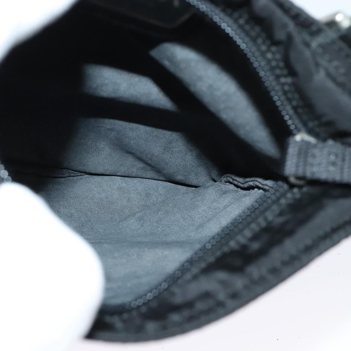 Prada Front Pocket Messenger Bag Tessuto, BLACK, NYLON, Shoulder bag