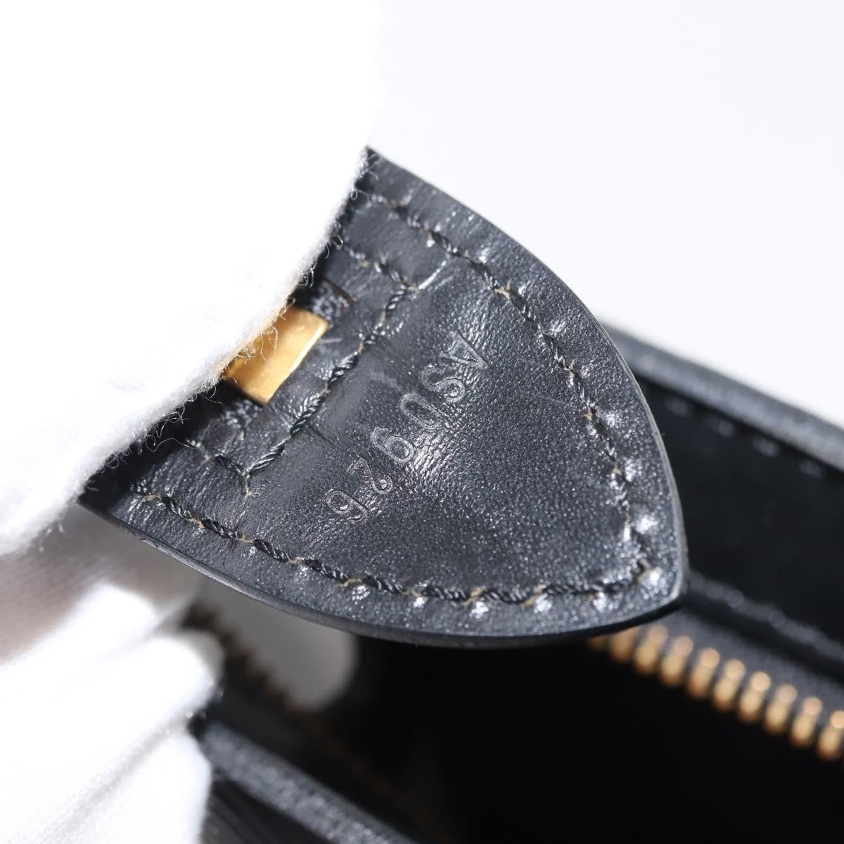 Louis Vuitton Saint Jacques Handbag Epi Leather, BLACK, LEATHER, Shoulder bag