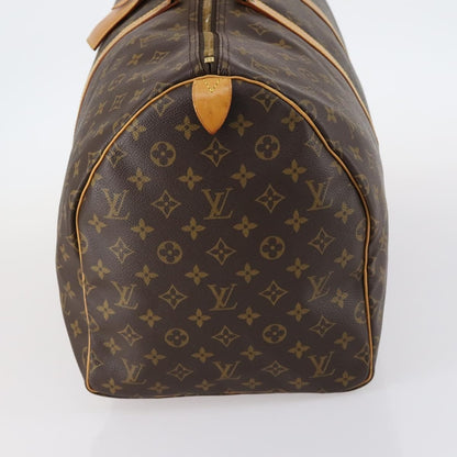 Louis Vuitton Keepall Bag Monogram Canvas, BROWN, CANVAS, Travel bag