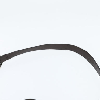 Salvatore Ferragamo Gancini handbag Leather, BROWN, LEATHER, Handbag