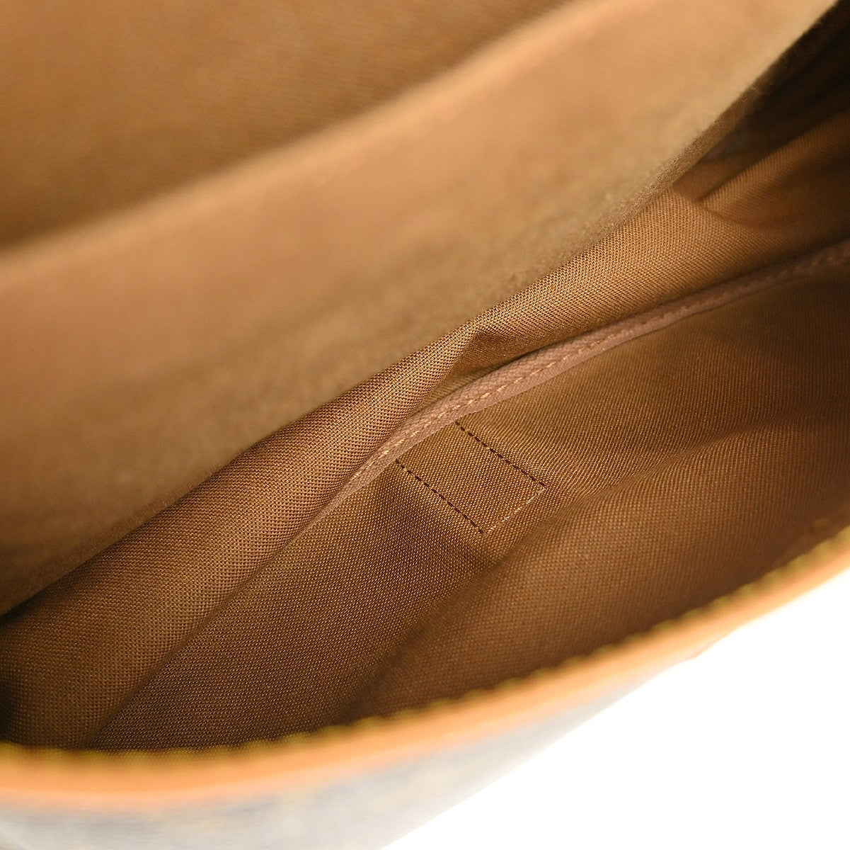 Louis Vuitton Saumur Handbag Monogram Canvas, BROWN, CANVAS, Shoulder bag