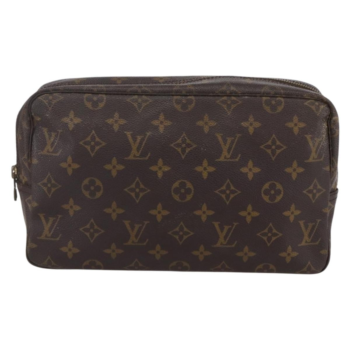 Louis Vuitton Trousse Toilette Monogram Canvas, BROWN, CANVAS, Clutche & pouche