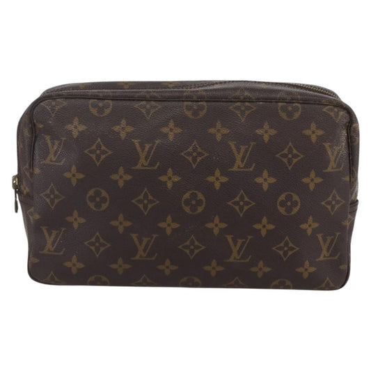 Louis Vuitton Trousse Toilette Monogram Canvas, BROWN, CANVAS, Clutche & pouche