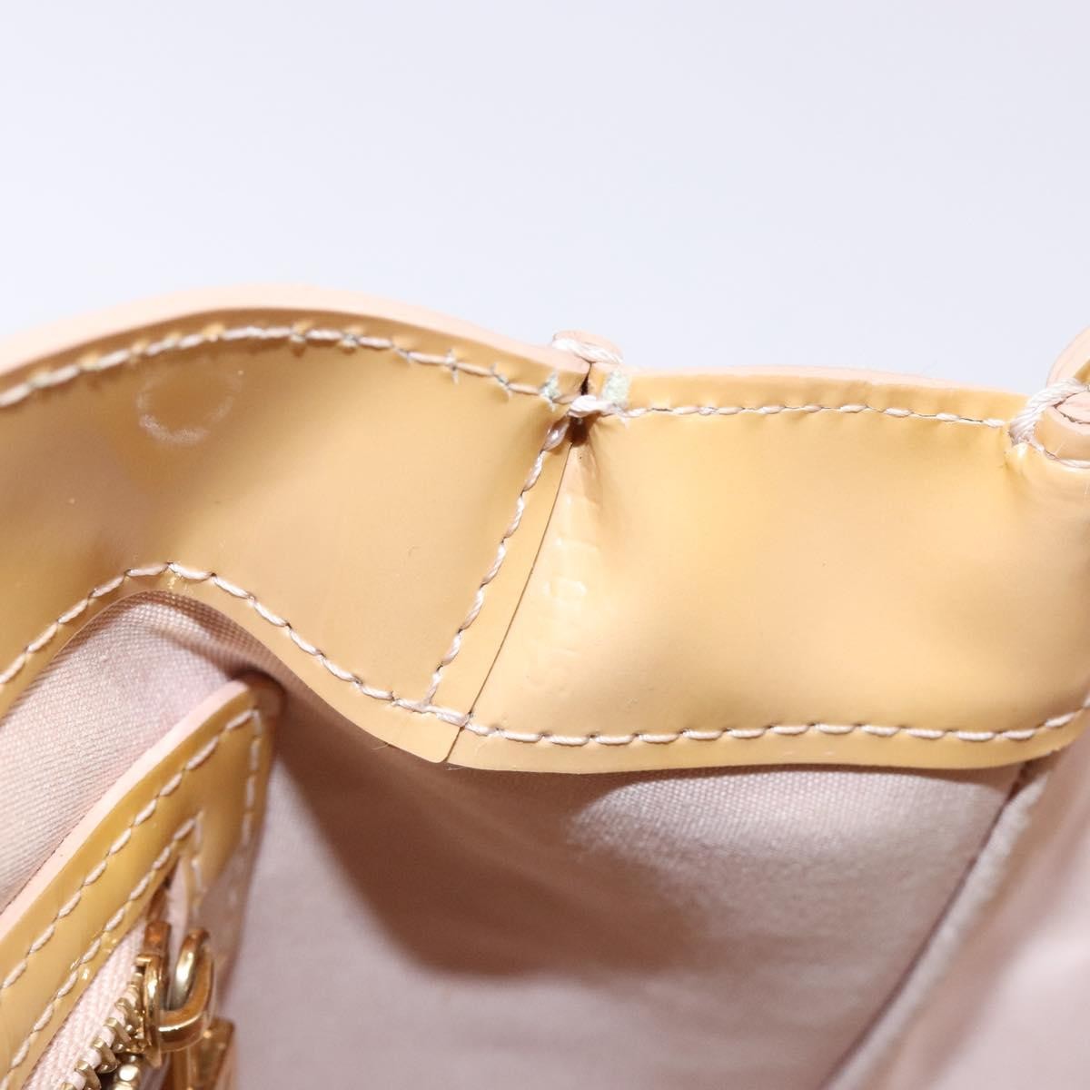 Louis Vuitton Wilshire Handbag Monogram Vernis, BEIGE, PATENT_LEATHER, Handbag