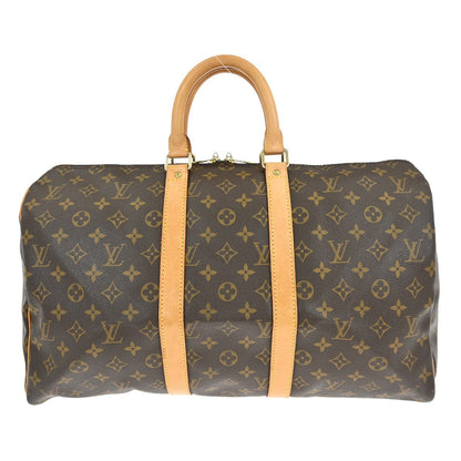 Louis Vuitton Keepall Bag Monogram Canvas, Brown, Canvas, Travel Bag