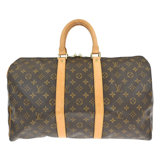 Louis Vuitton Keepall Bag Monogram Canvas, Brown, Canvas, Travel Bag