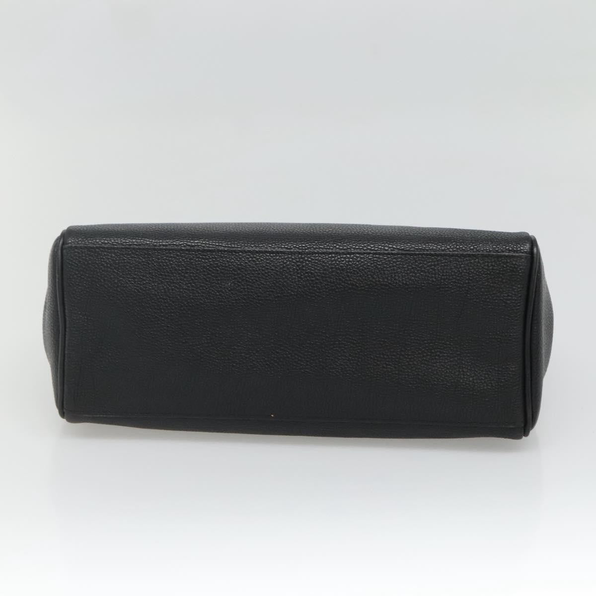 Burberry Vintage Handbag Leather, BLACK, LEATHER, Handbag