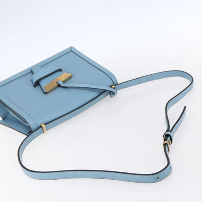 Loewe Barcelona Shoulder Bag Leather, BLUE, LEATHER, Shoulder bag