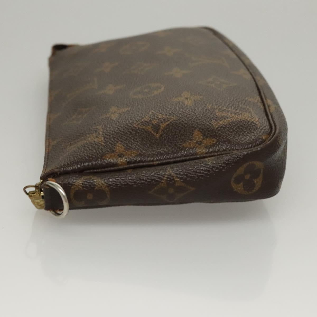 Louis Vuitton Pochette Accessoires Monogram Canvas, BROWN, CANVAS, Clutche & pouche