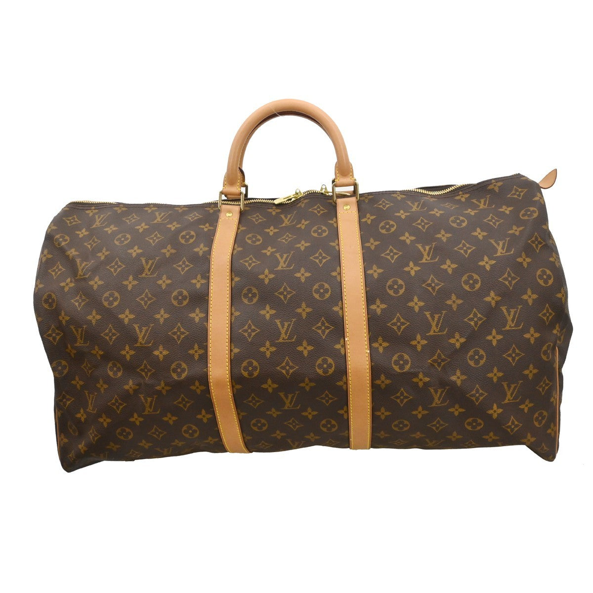 Louis Vuitton Keepall Bag Monogram Canvas, Brown, Canvas, Travel Bag