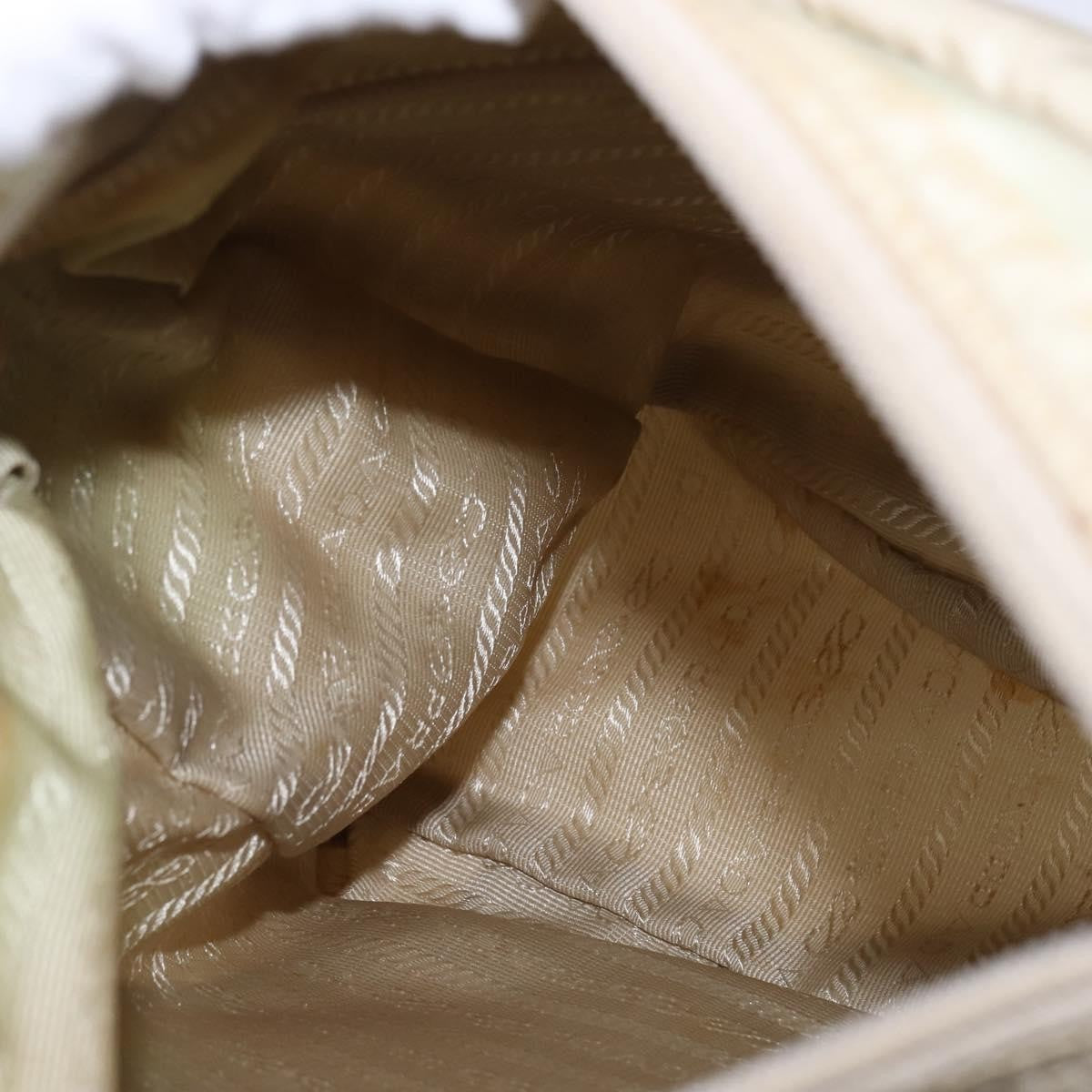 Prada Buckle Messenger Bag Tessuto, BEIGE, NYLON, Crossbody bag