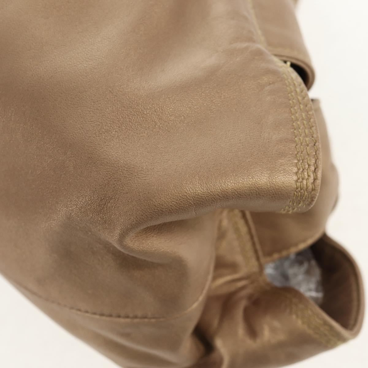 Loewe Anagram Logo Nappa Aire Hand Bag Leather, GOLD, LEATHER, Handbag