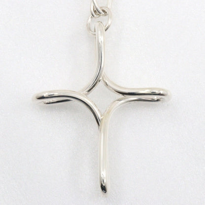 Tiffany & Co. Elsa Peretti Infinity Cross Pendant Necklace Silver 925, SILVER, SILVER, Necklace